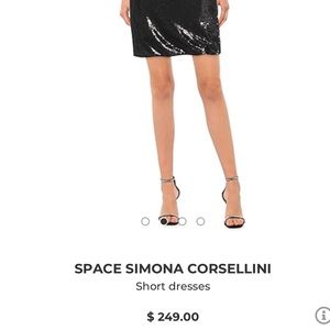 SEXY BACKLESS BLACK DRESS perfect for Halloween or party !!never worn